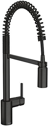 Moen 5923BL Align One-Handle Pre-Rinse Spring Pulldown Kitchen Faucet, Matte Black | Amazon (US)