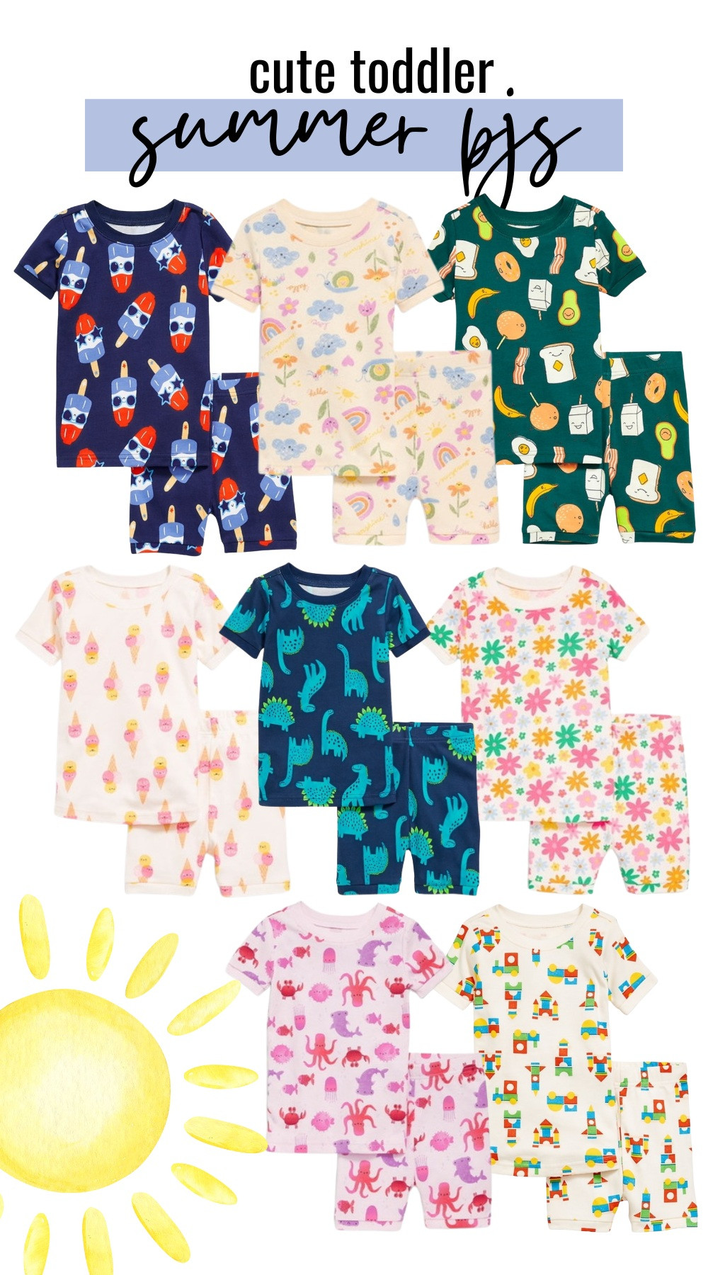 The best toddler pjs for summer! I love that these go up to 6T and the price and quality are there! 

 #LTKBaby #LTKKids #LTKFamily