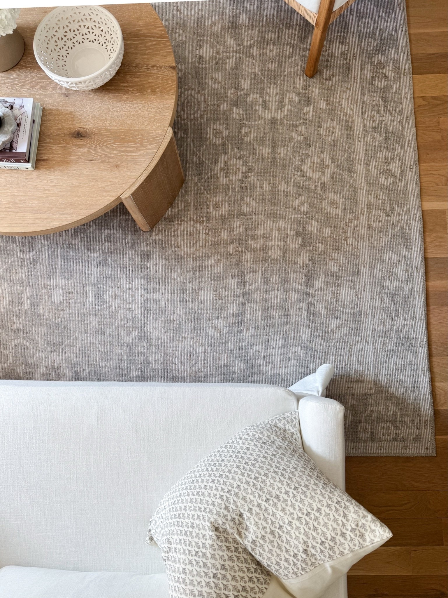 A rug that earns its keep — neutral enough to layer into any palette, durable enough for real life (kids, pets, the works). One of the most-asked-about pieces in my feed.

#LTKHome #LTKSaleAlert #LTKOver40