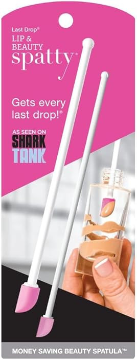 Spatty Daddy Mini Makeup Spatula Set (6 Inch Pink Combo Pack) Shark Tank, Lip Gloss Spatula, Mini... | Amazon (US)