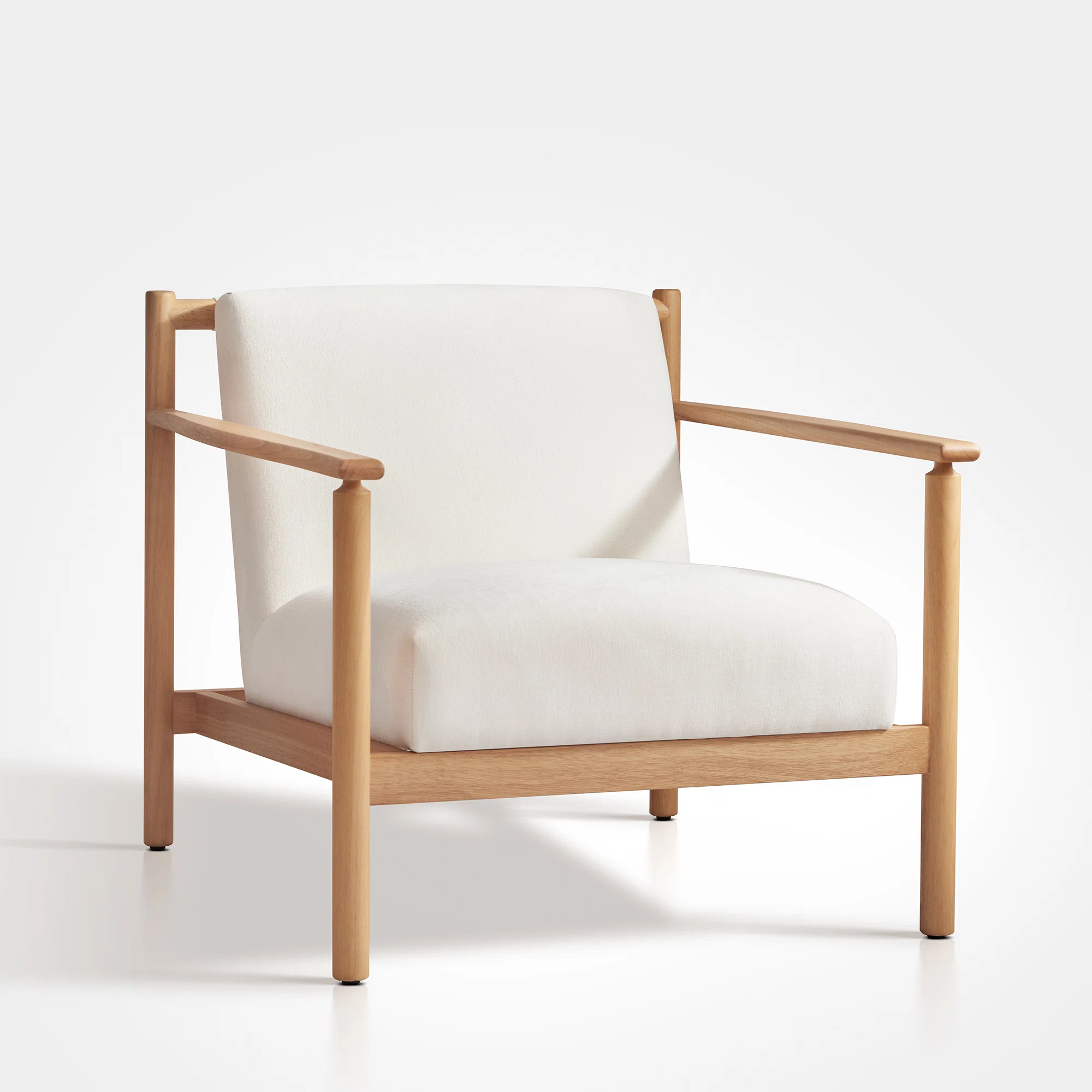 Josephine Solid Wood Upholstered Armchair | Joss & Main