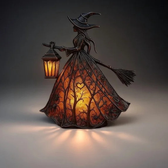 Eliaeconx Halloween Witch Lamp LED Decor for Halloween Party Home Indoor Outdoor Spooky Night Lig... | Walmart (US)