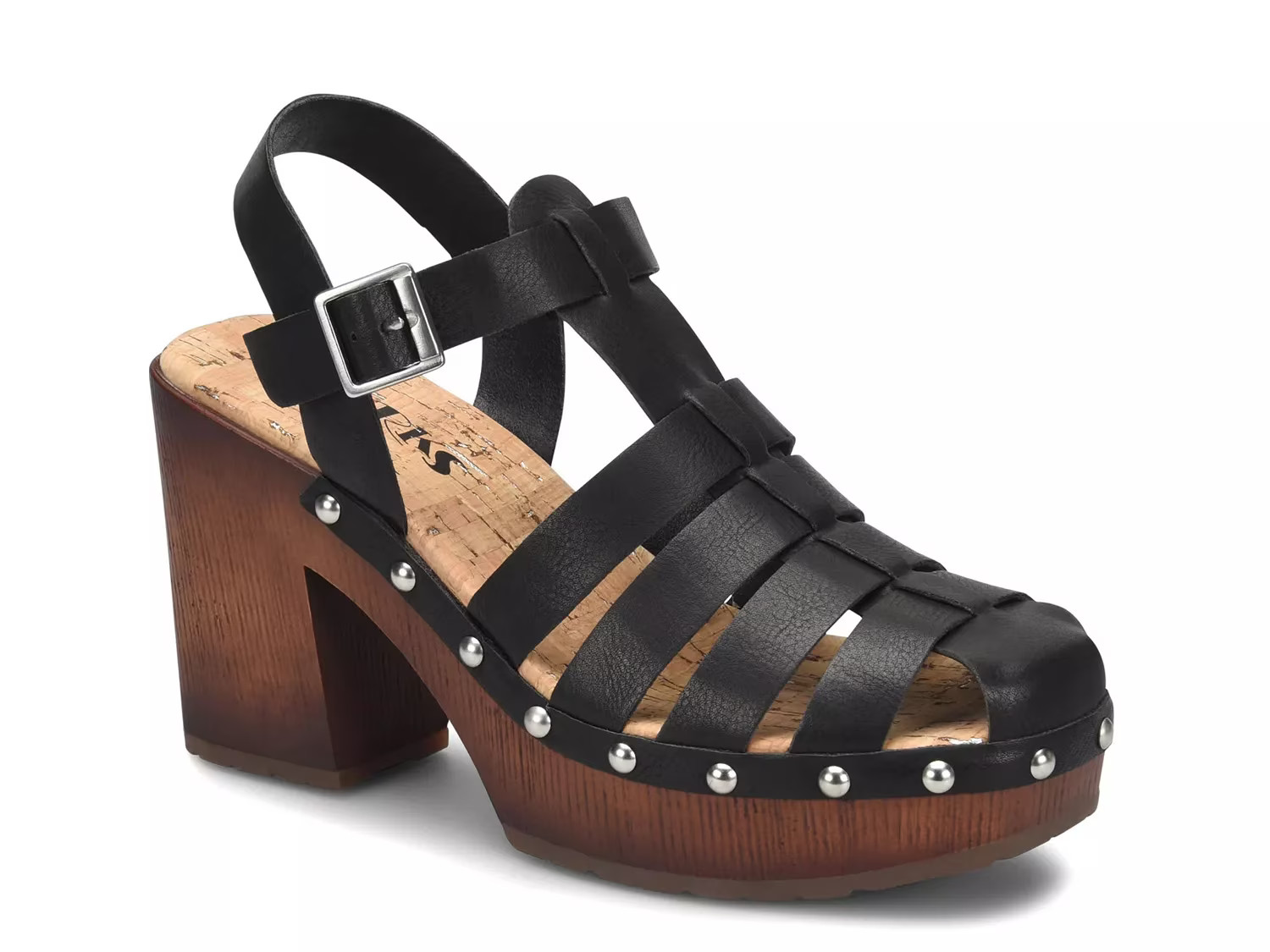 Korks Whitney Platform Sandal | Women's | Black | Size 11 | Sandals | Block | Fisherman | Platform | | DSW