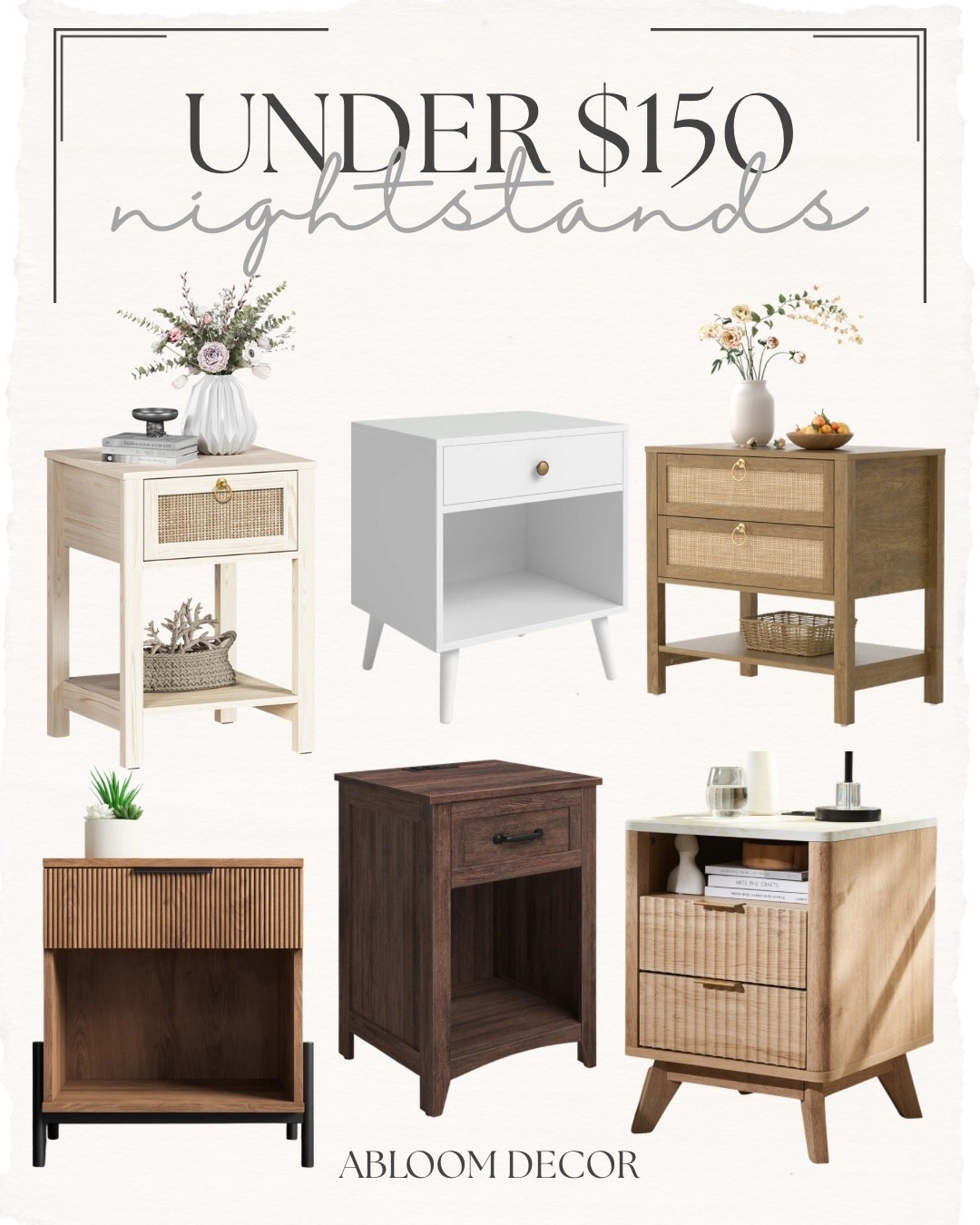 Gorgeous nightstands under $150!

#LTKHome