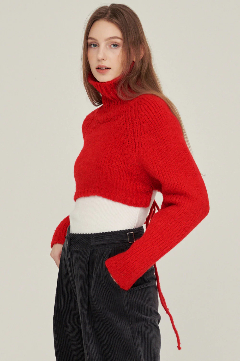 Whitney Two-way Cropped Sweater | Storets (Global)