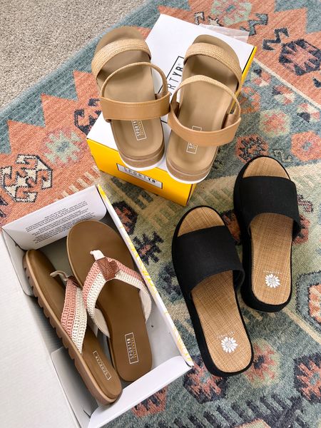 #ad styling some new spring sandals from YELLOW BOX! they’re stylish, comfy and affordable - easy to wear and style! 

#LTKshoecrush