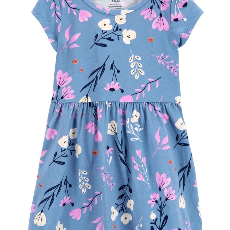 Toddler Floral Jersey Dress | Carter's
