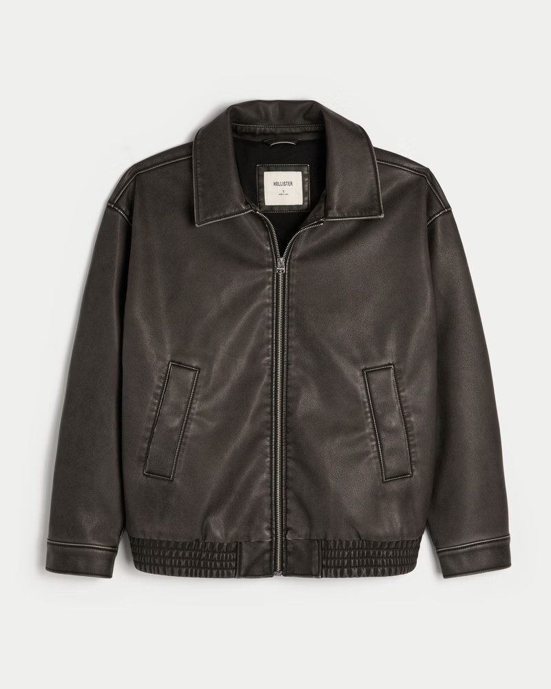 Vegan Leather Jacket | Hollister (US)