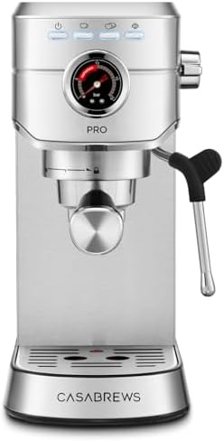 CASABREWS 5418 PRO Espresso Machine 20 Bar, Upgraded Espresso Maker with Powerful Steam Milk Frot... | Amazon (US)