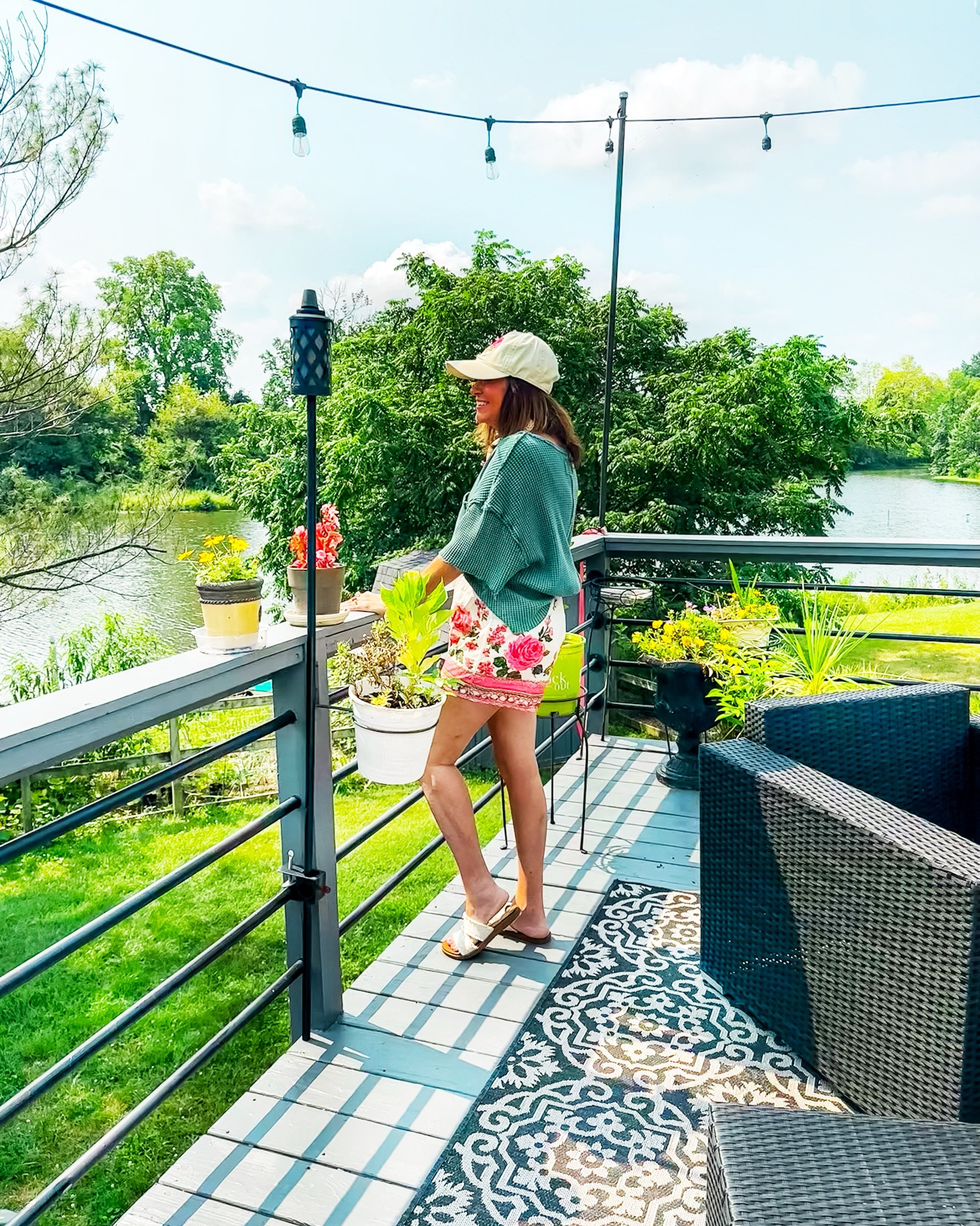 Floral shorts size up one  if you like them a little  loser!

Summer outfit // floral shorts// affordable fashion

#LTKootd #LTKSeasonal #LTKOver40