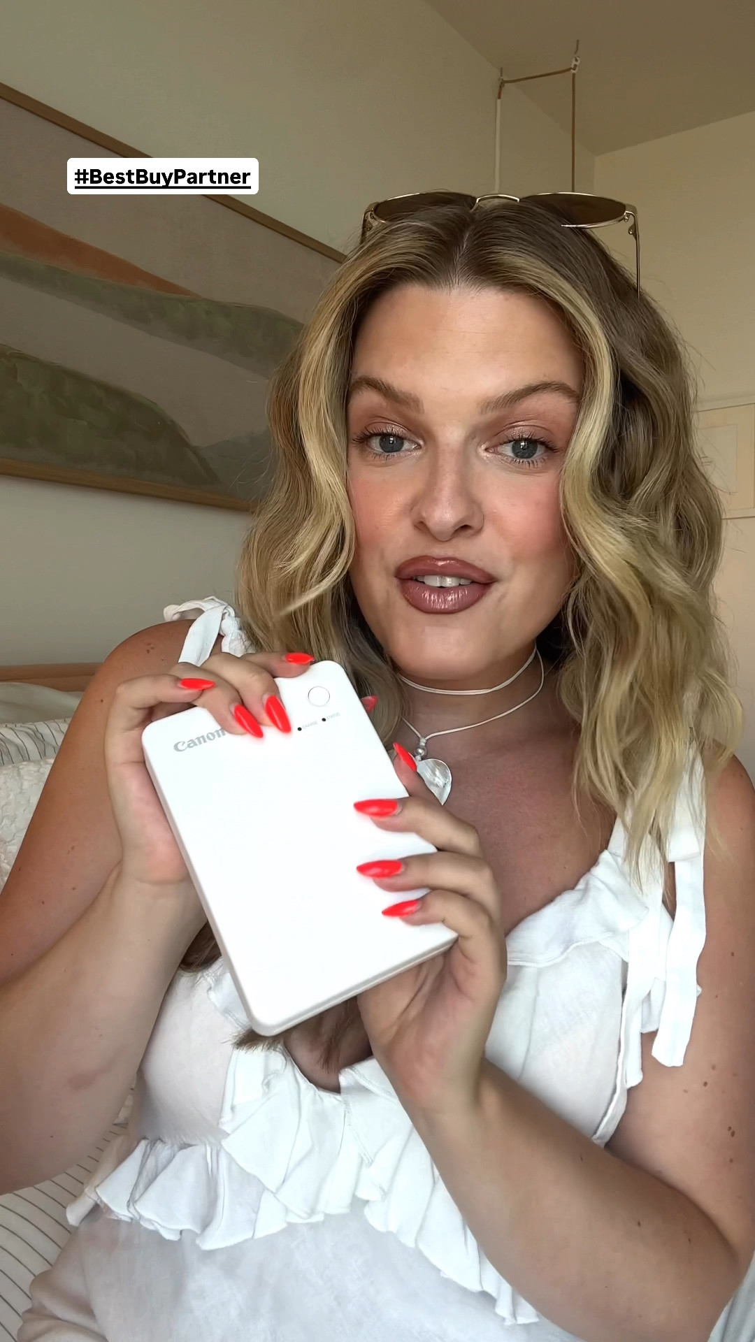 #BestBuyPartner Your sign to start adding photos to your journal entries ✨ Shop the Canon SELPHY QX20 Portable Photo Printer at @bestbuy! Best Buy has all the back-to-school tech for students and parents this year.