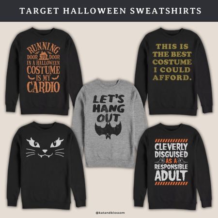 Check out these cute sweatshirts from Target for Halloween! 

#LTKSeasonal #LTKHalloween #LTKparties