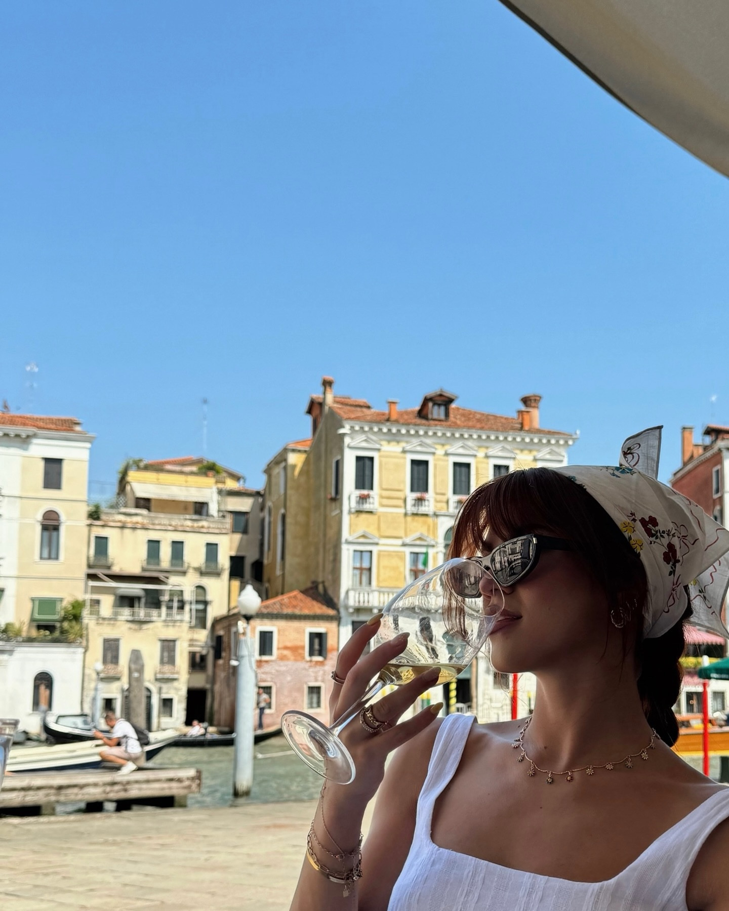 One of my favorite outfits from Vacation! White maxi dress w a headscarf👌🏻

#LTKTravel #LTKNYFW #LTKSeasonal