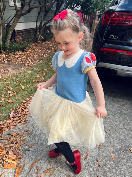 So Presley has decided she wants to be a princess everyday..even at school. So I’m so glad I found these 100% cotton soft knit and tulle dresses! We also got the Cinderella and rapunzel ones too. I got her a size 4 and fits perfect. Great for being comfy and playing, but still dresses as a princess;) 

#LTKHoliday #LTKSeasonal #LTKGiftGuide