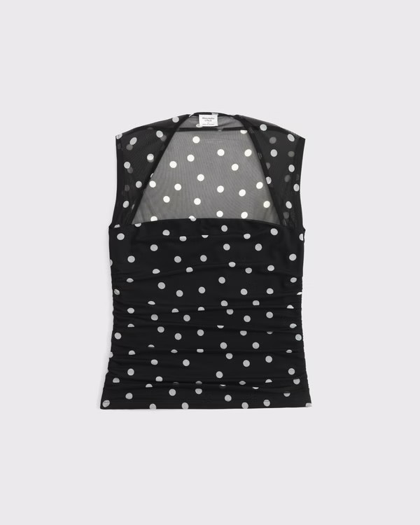 Women's The A&F Ava Mesh Top | Women's Clearance | Abercrombie.com | Abercrombie & Fitch (US)