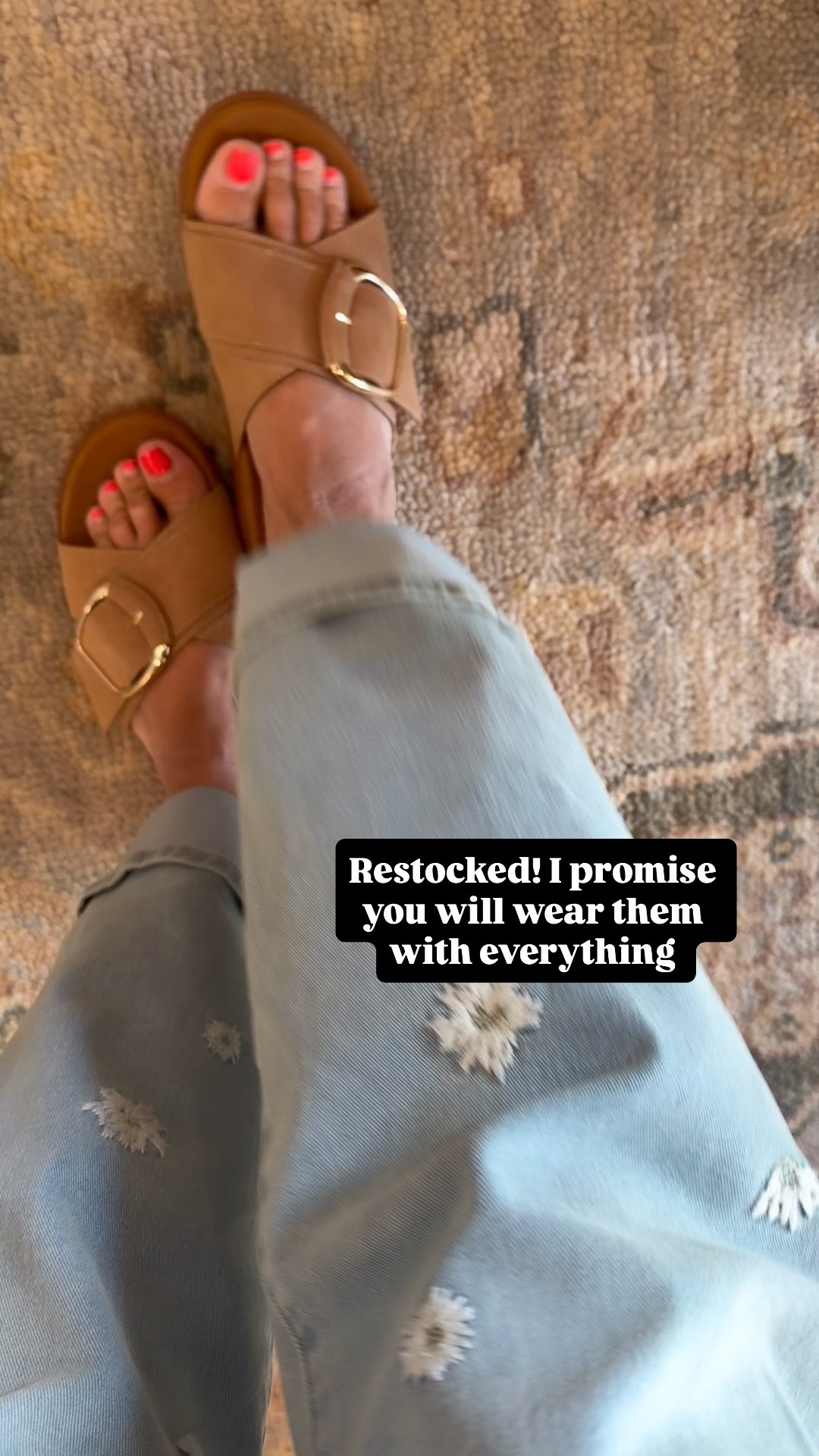 Finally restocked on Amazon! So comfy and go with everything! Cuter than birks imo!