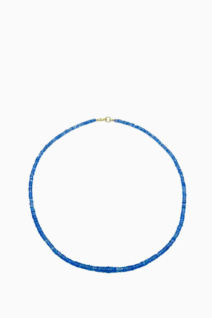 Heishi Candy Necklace in Sea Blue | Hampden Clothing