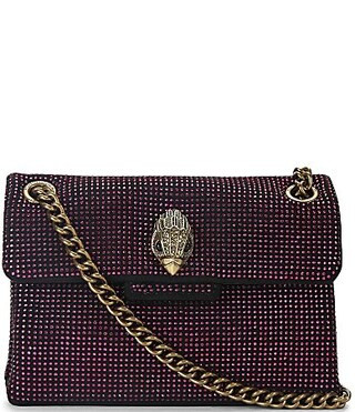 Kurt Geiger London Kensington Mini Fabric Rhinestone Crossbody Bag - Pink | Dillard's
