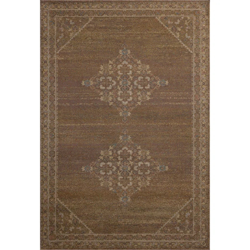 Magnolia Home by Joanna Gaines x Loloi Mona Sunset / Natural Area Rug | Wayfair North America