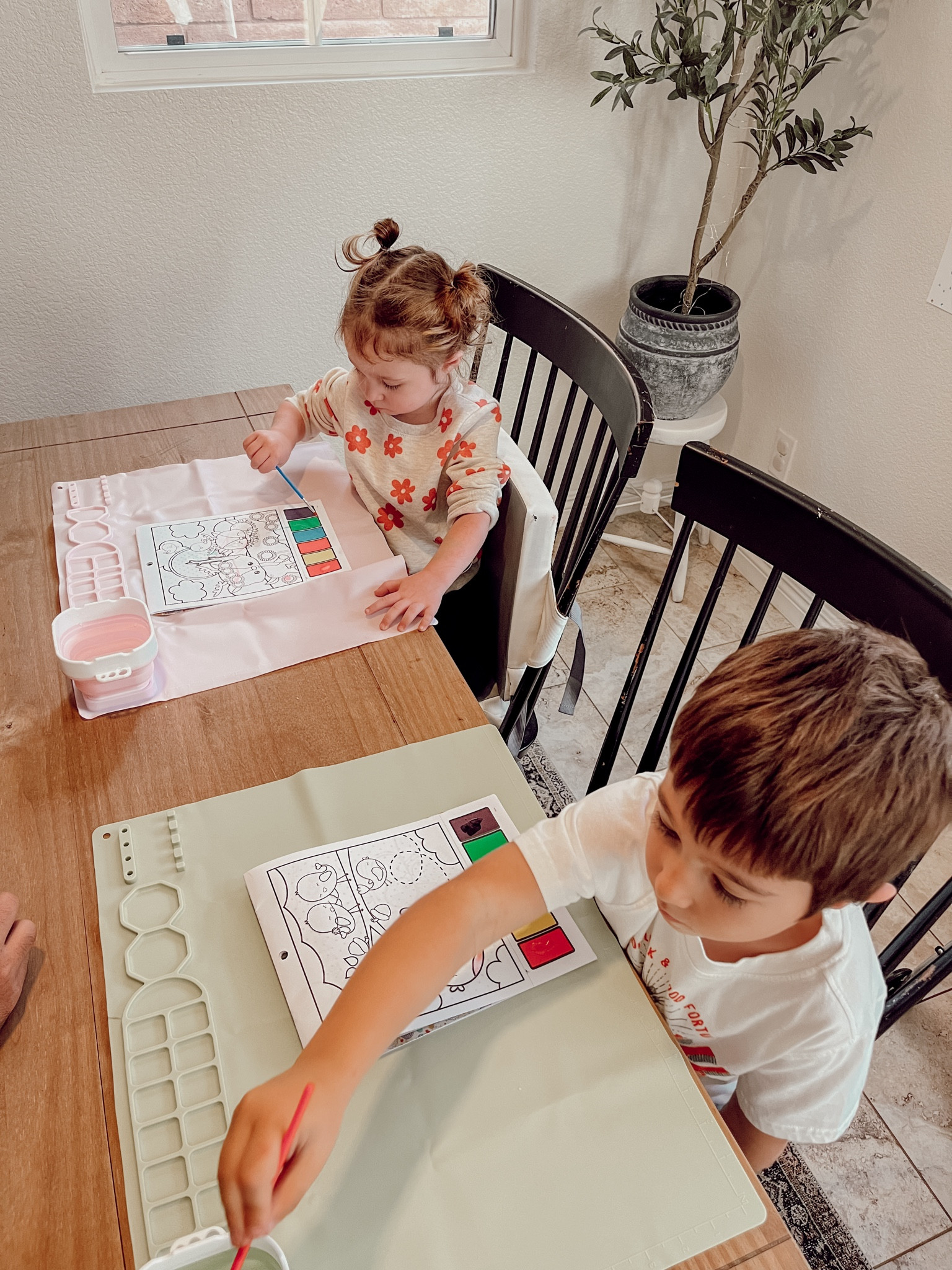 Silicone mat with cup for painting! 10/10 recommend! ⭐️ 

#LTKFamily #LTKHome #LTKKids