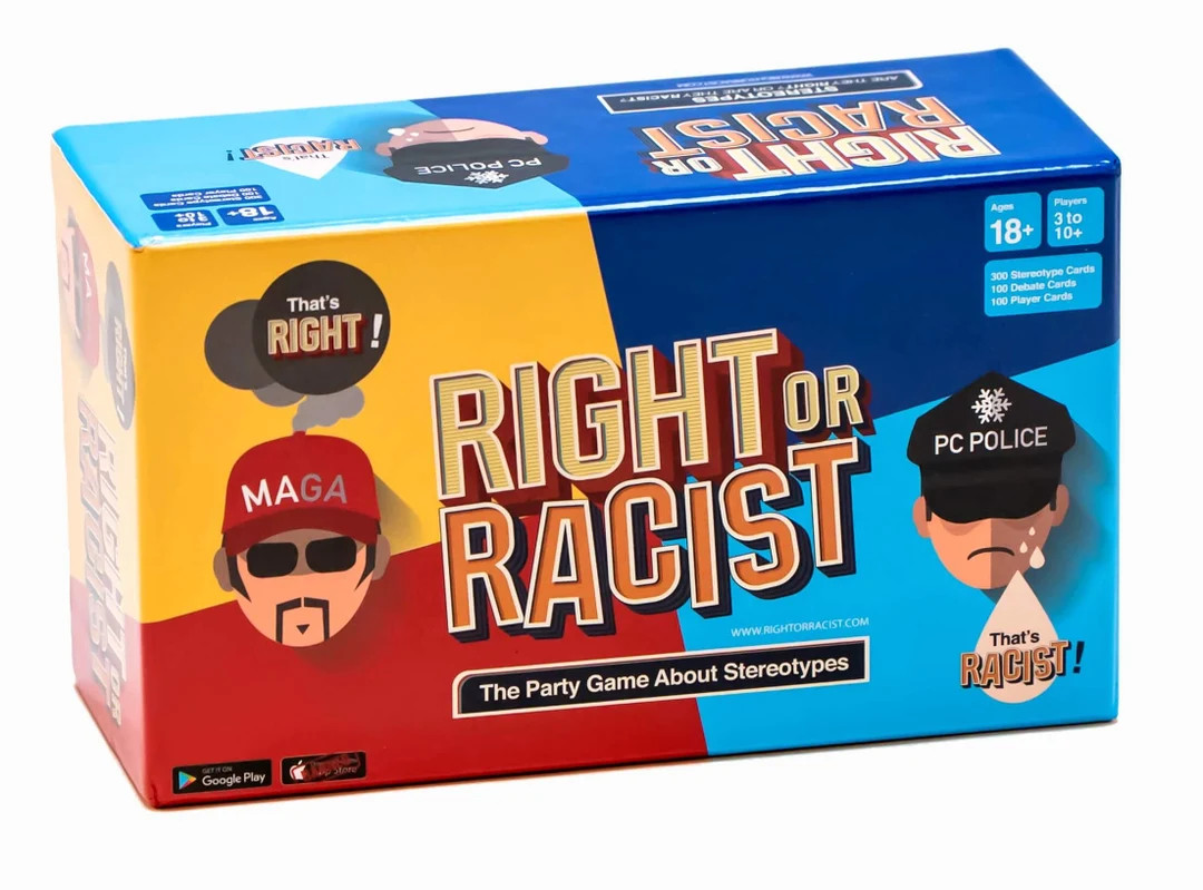 Right or Racist Adult Party Game Gag Gift for Adults - Etsy | Etsy (US)