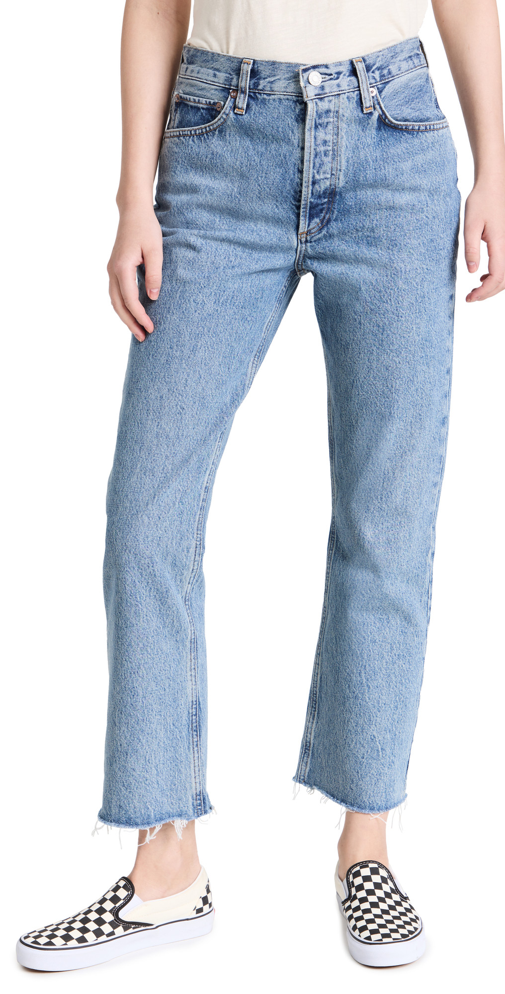 AGOLDE Mid Rise Relaxed Boot Jeans | SHOPBOP | Shopbop