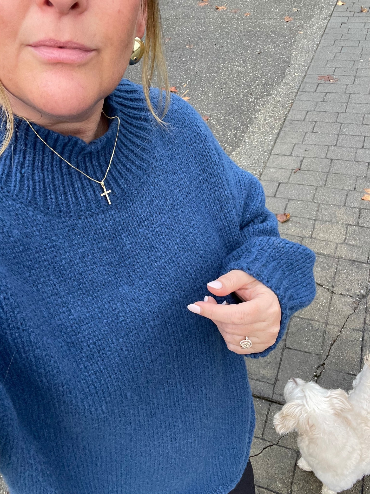 Navy oversize sweater with balloon sleeve and mock neck. Amazon sweater comes in 16 colors!

#LTKGiftGuide #LTKFindsUnder50 #LTKOver40