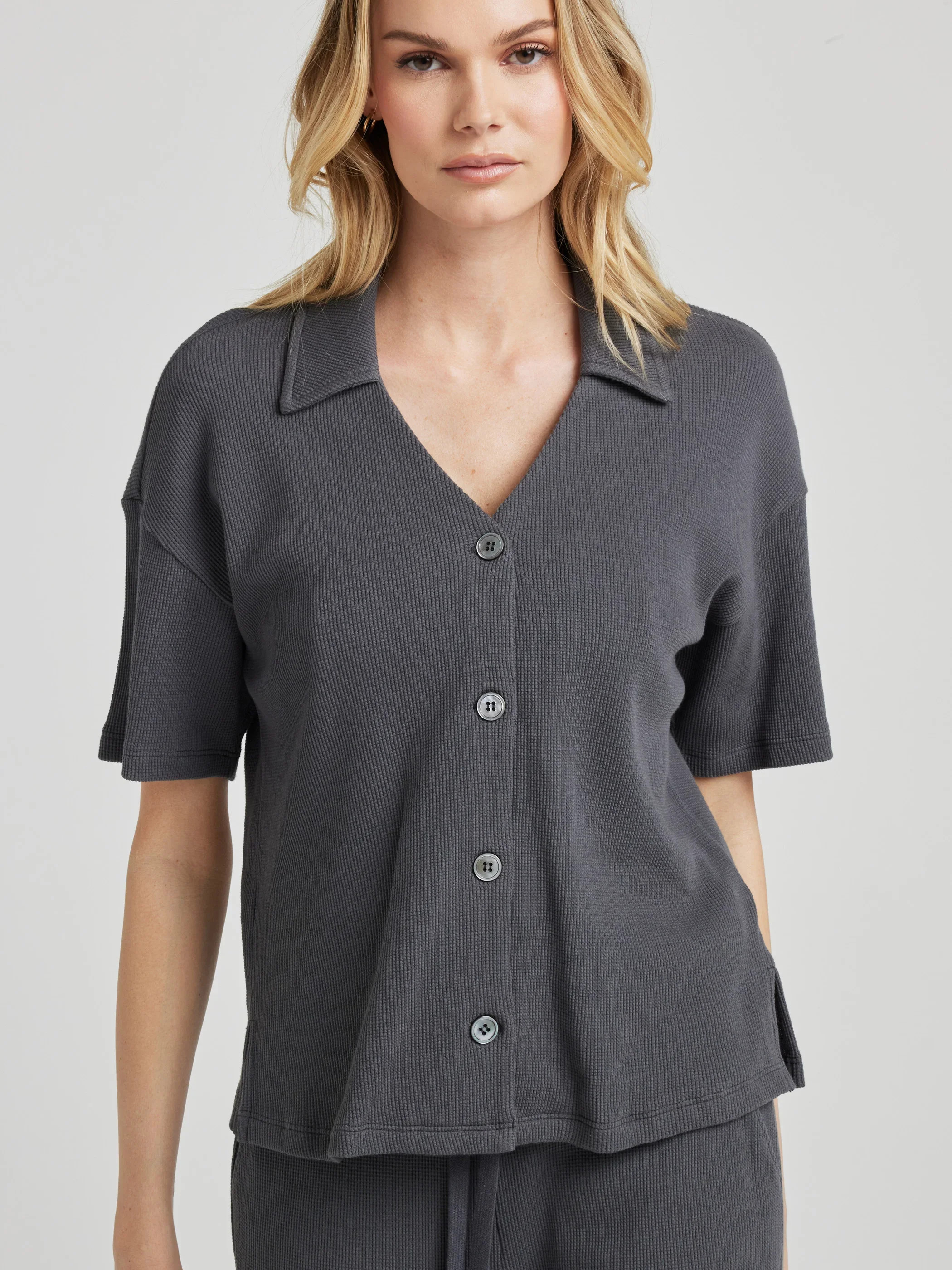 Breezy Thermal Camp Shirt | Losano