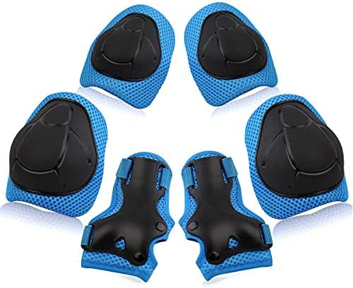 Amazon.com : Wemfg Kids Protective Gear Set Knee Pads for Kids 3-8 Years Toddler Knee and Elbow P... | Amazon (US)