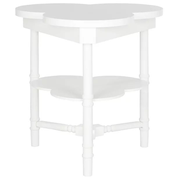 Safavieh Clover Tri-Leg 2-Tier End Table, White | Walmart (US)