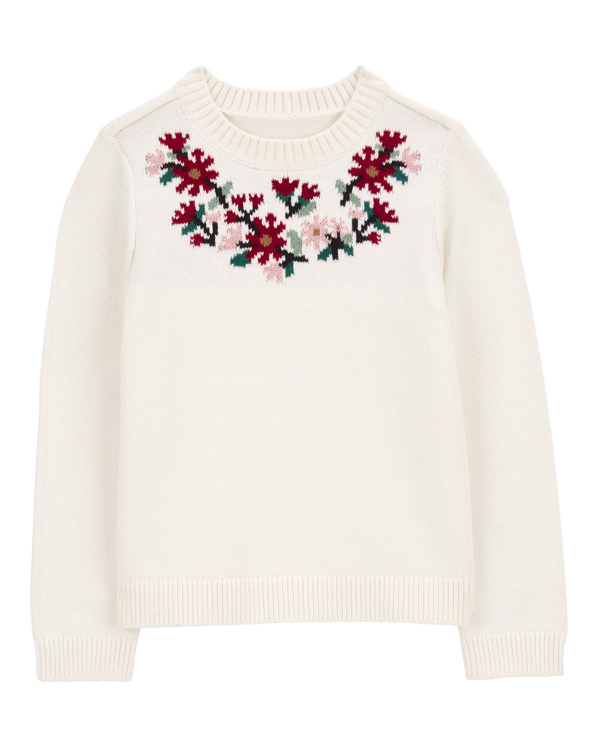 Kid Holiday Cotton Sweater | Carter's Inc