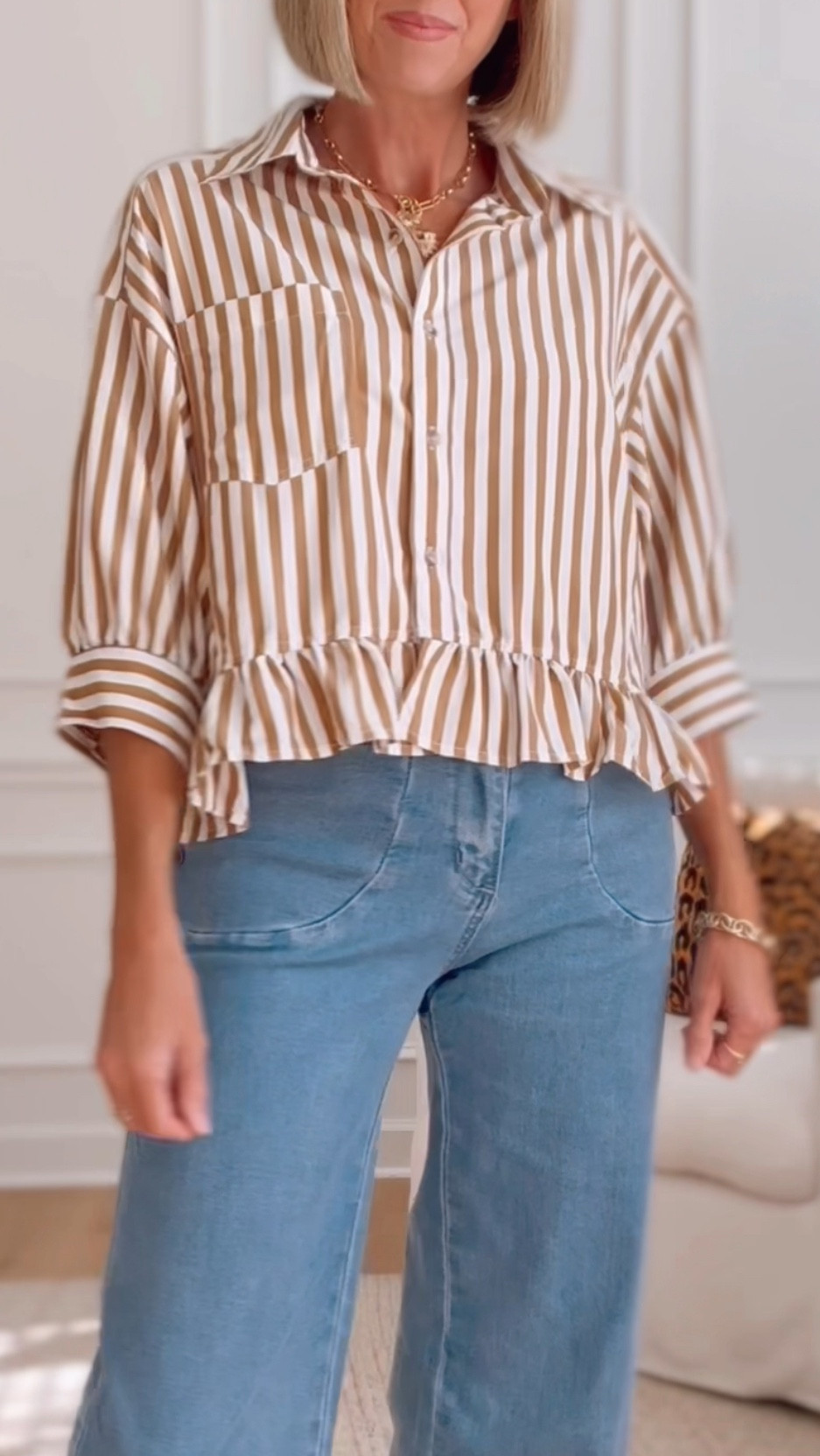 Amazon striped tops that give all the FP + Anthro vibes 🤍 Comfy, chic, and so easy to style with these Amazon wide leg jeans 🙌

Tops: Size small 
Jeans: Size 4 

FP look for less 
Anthro look for less 
#amazonfashion #lookforless 
#anthrovibes #amazonjeans #amazonmusthave #stripedtop 
#amazonfashionfinds  

#LTKStyleTip #LTKFindsUnder50 #LTKOver40