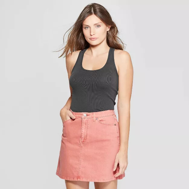 Women's Slim Fit Rib Racerback Tank Top - Universal Thread™ | Target