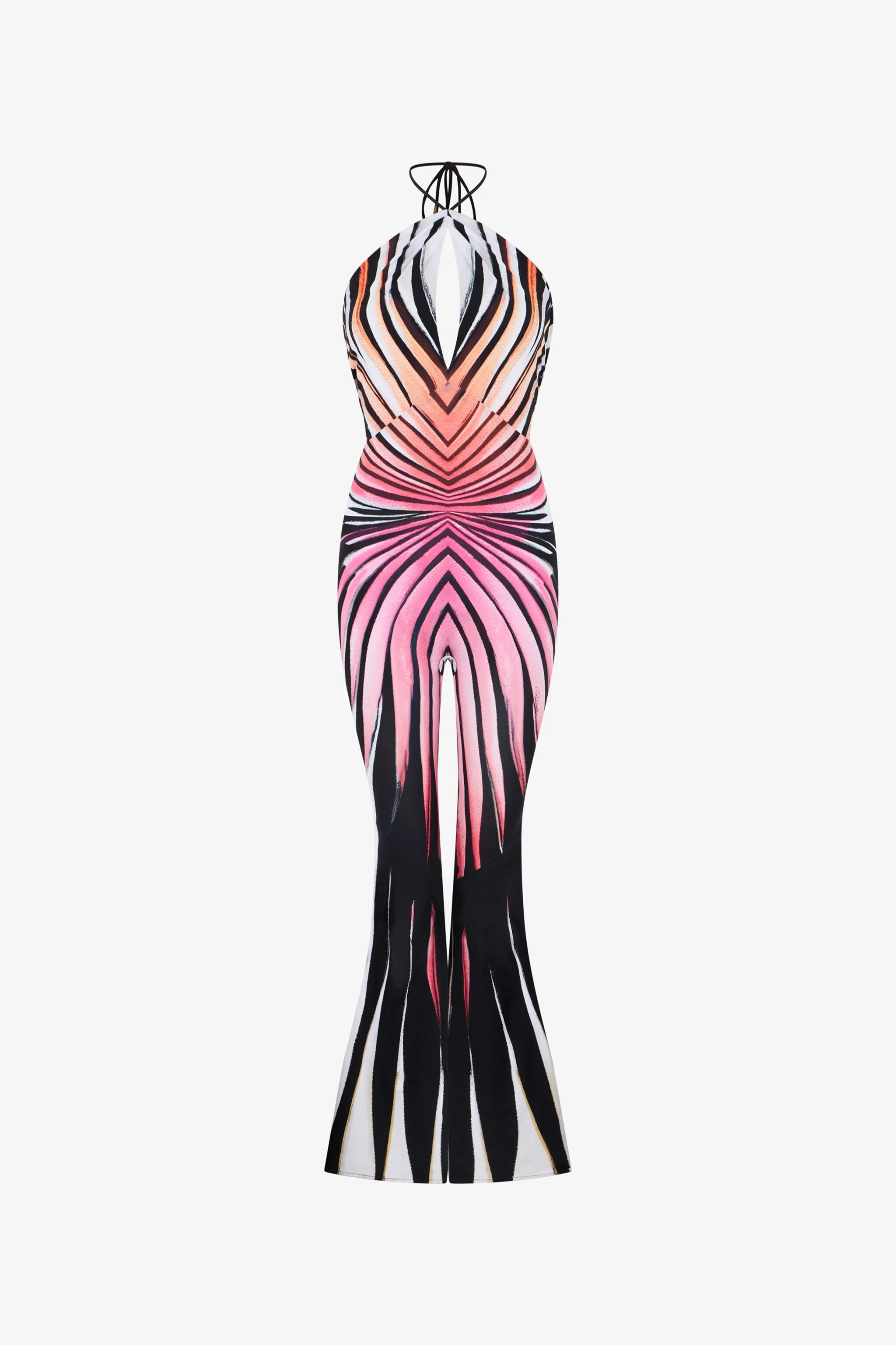 Ray Of Paradise Print Jumpsuits | Roberto Cavalli