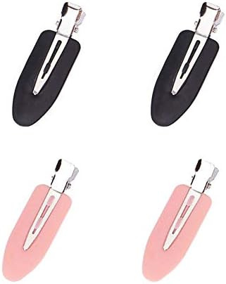 4 pieces No Bend Hair Clips, No Crease Hair Clips, Makeup No Bend Hair Clips for Hair Styling and... | Amazon (US)