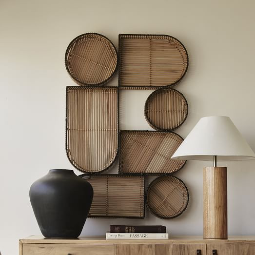 Geo Natural Woven Dimensional Wall Art by Diego Olivero | West Elm CA