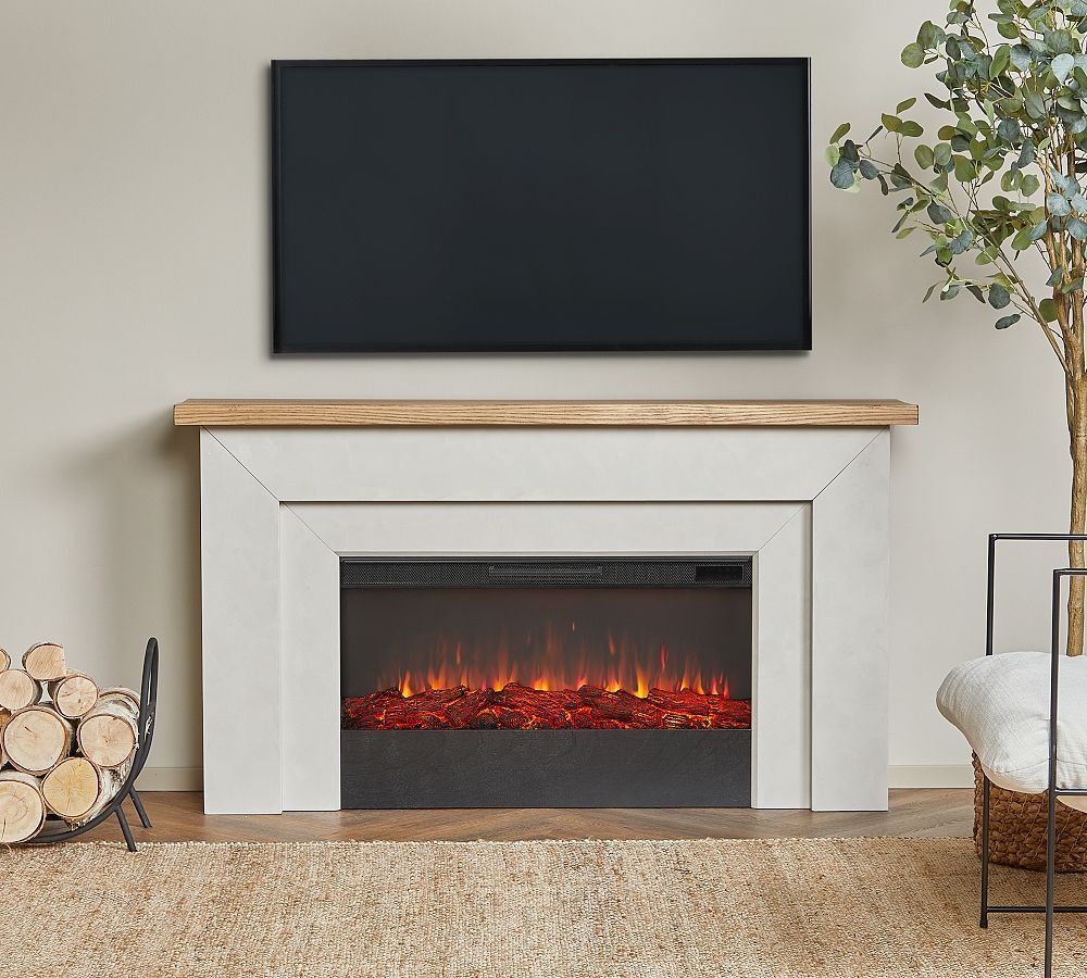 Mallory Electric Fireplace | Pottery Barn (US)