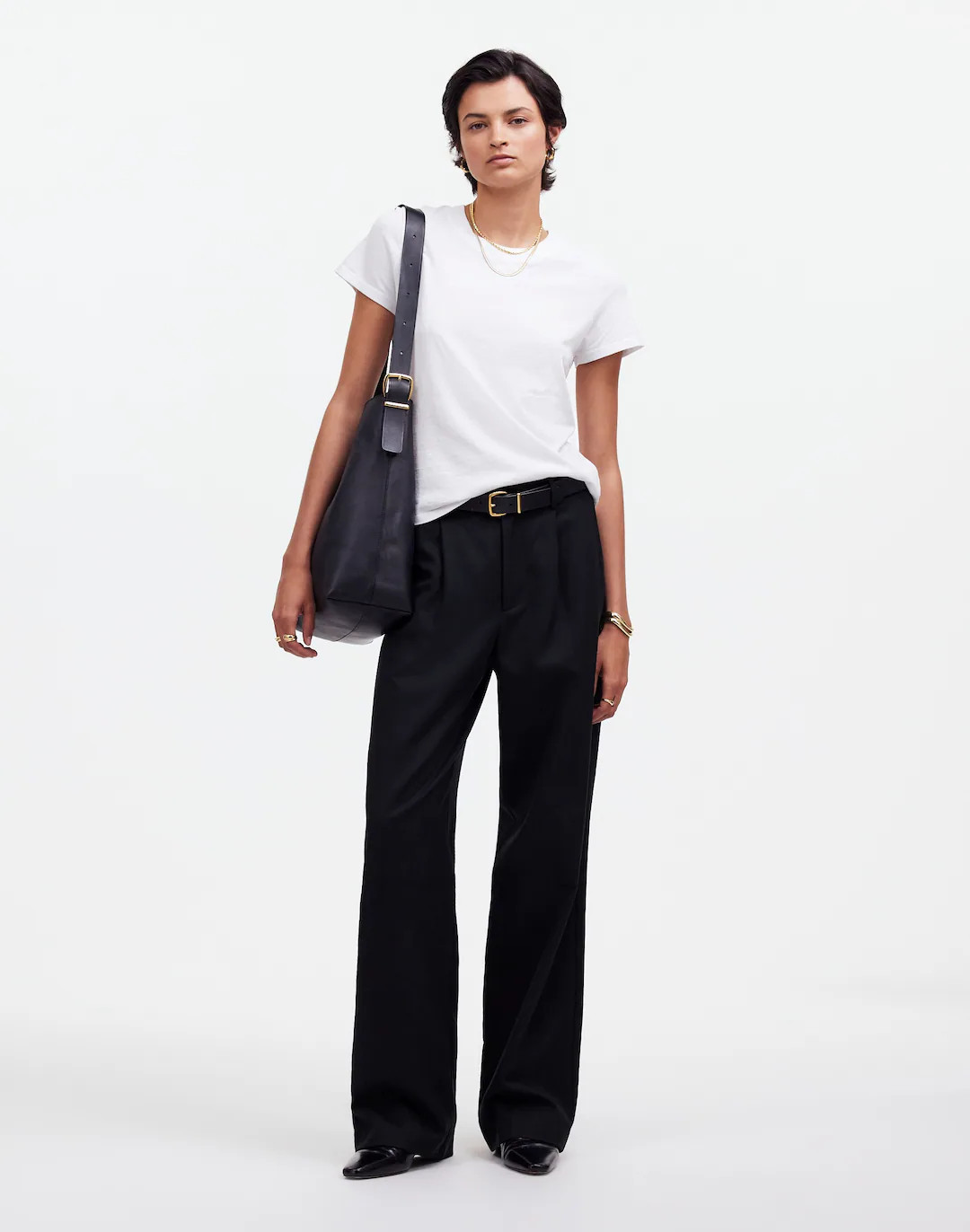 Petite Slouchy Straight Pants | Madewell