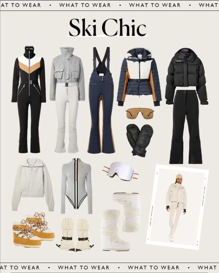 Chic ski Outfits - Ski basics - ski gear - ski essentials - what to wear to ski - winter outfits - winter travel - what to pack for ski trip

#LTKstyletip #LTKtravel #LTKSeasonal