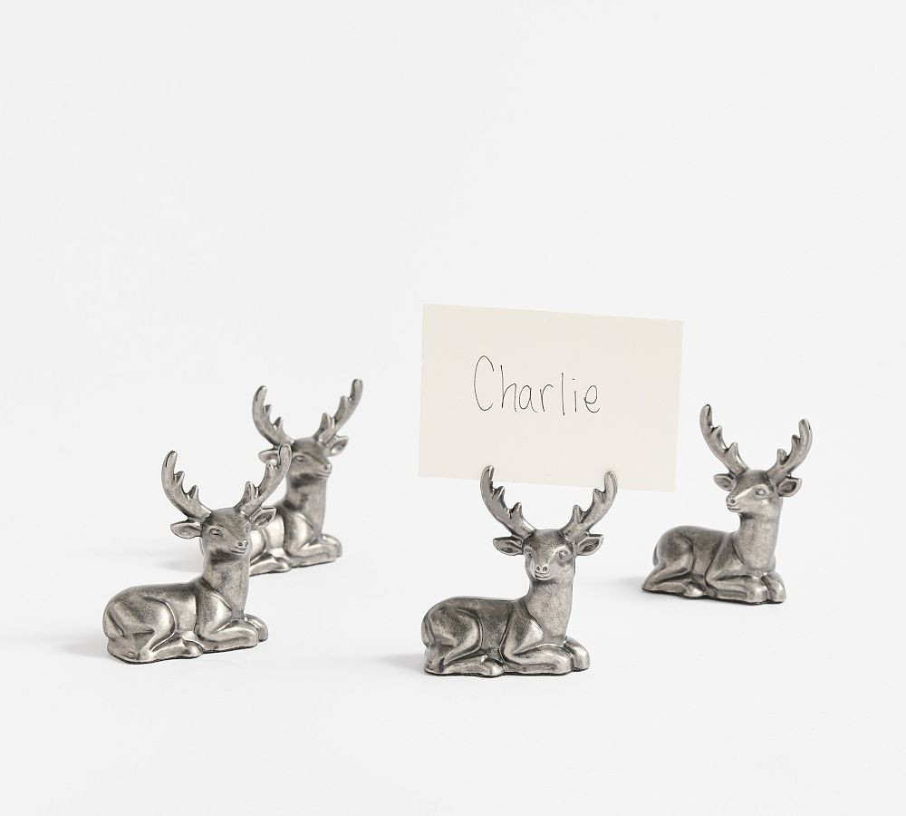 Stag Place Card Holders - Set of 4 | Pottery Barn (US)