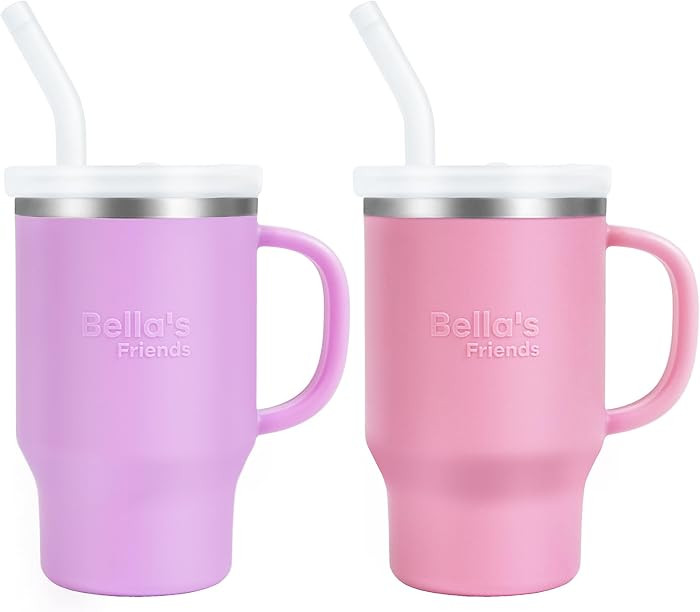 Bella's Friends Handy Mini Tumbler – Adorable 9 oz Toddler Sippy Cup, Stainless Interior & Si... | Amazon (US)
