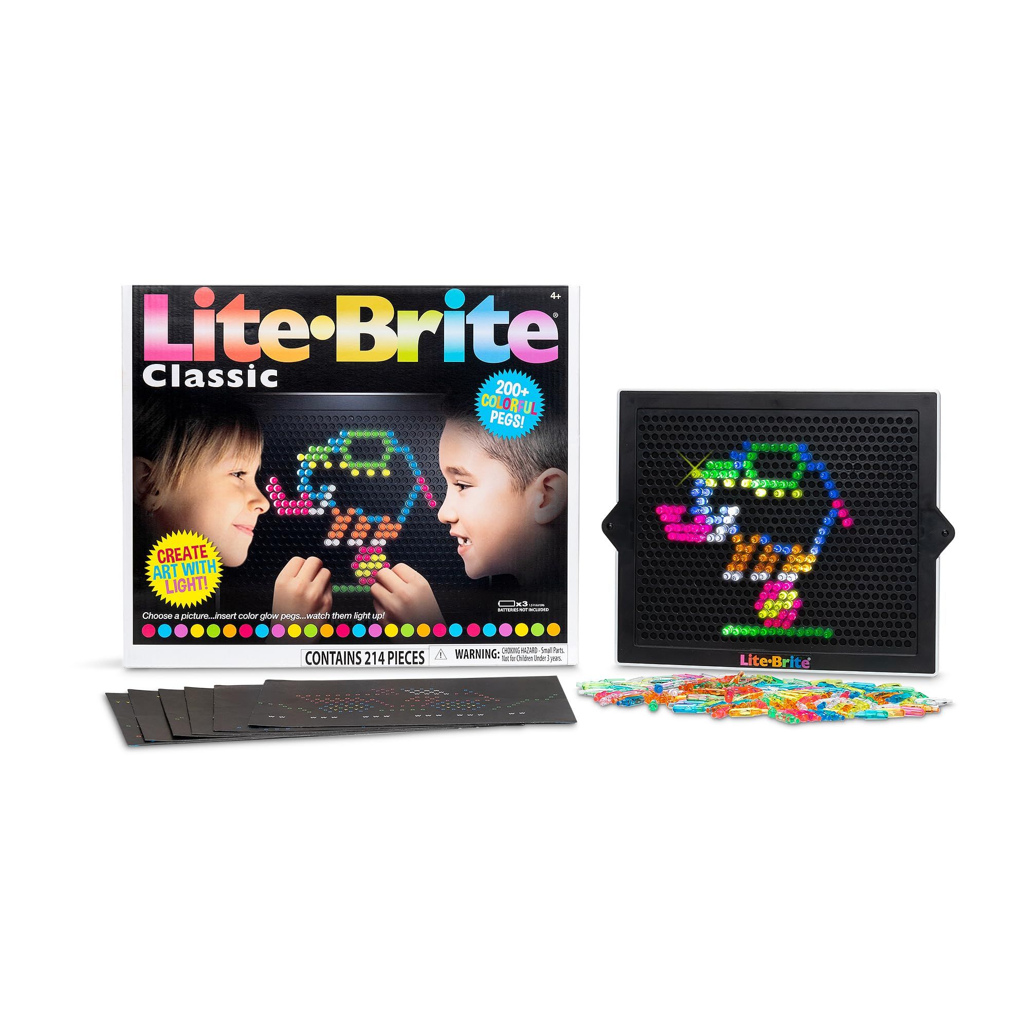 Lite Brite Classic, Favorite Retro Toy - Create Art with Light, STEM, Educational Learning, Holid... | Amazon (US)