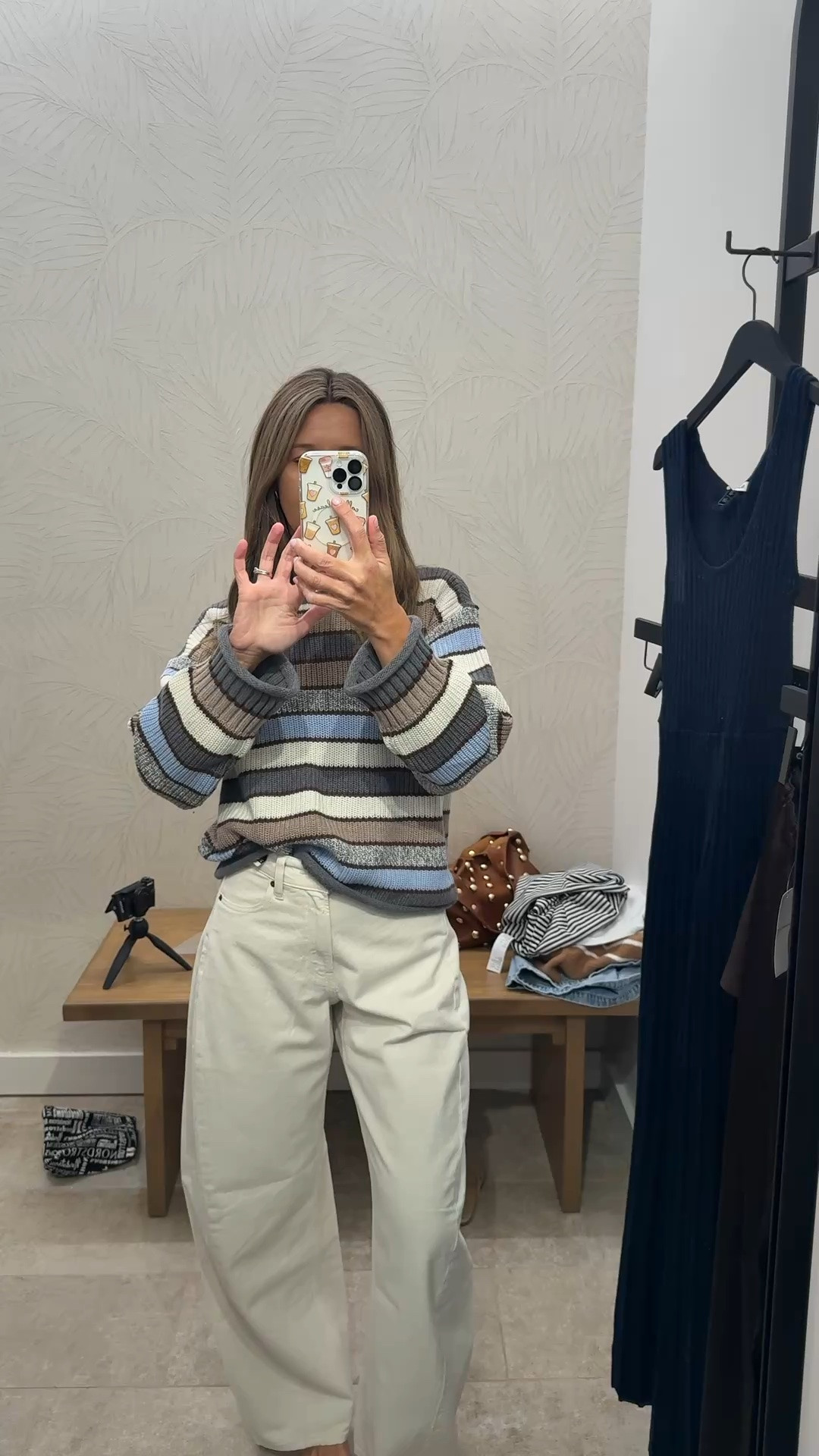Striped sweater 100% cotton xsmall
Jeans 26 @abercrombie

#LTKSeasonal #LTKOver40 #LTKvlog