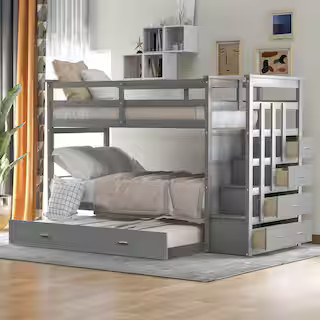 HomeFurnitureKids FurnitureKids Bedroom FurnitureBunk Beds | The Home Depot