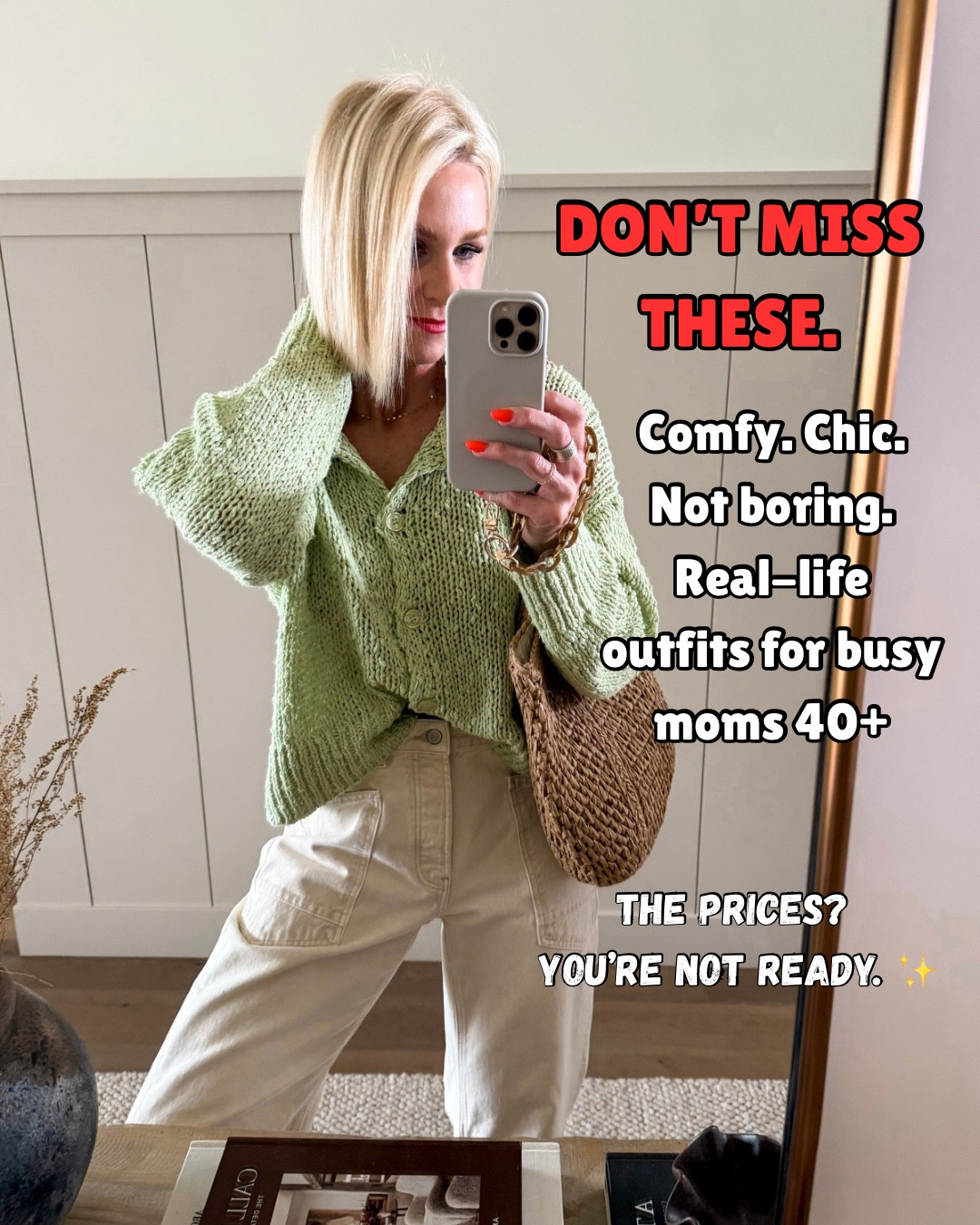 You’re about to rethink your everyday outfits 🤍 These are simple, mix-and-match, elevated basics you’ll reach for over and over again .
🚨Unless noted below, everything fits tts
👉Ecru & blue barrel jeans fit big, size down 
👉Oversized knit cardigan (green & brown) fit big, size down
👉blue denim shirt size up

🩷pink sweatshirt has almost sold out. I linked similar options! Most shoes & accessories are linked at the end.

@Target 
@urbanoutfitters-eu 

Comfortable, casual outfits that still feel put together.

spring outfits 2026
date night outfits
spring dresses
work outfits
travel outfits
vacation outfits beach 
resort wear 2026

#LTKgrwm #LTKmomlife #LTKOver40