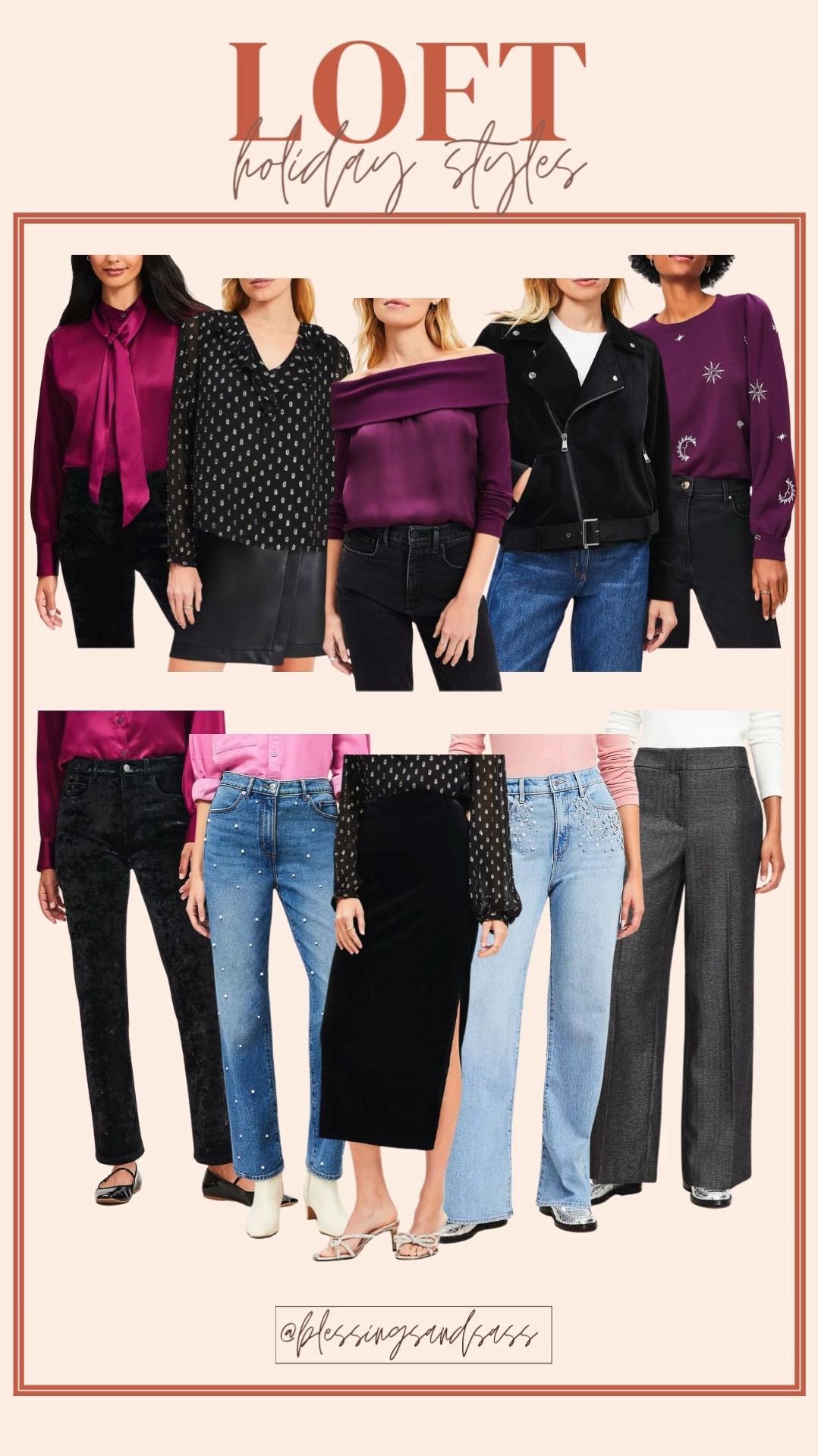 Loft Holiday Styles! Use code: CYBER at checkout for 60% off 2+ styles, or 50% off 1 style! 

Loft, loft fashion, holiday fashion holiday styles, holiday outfits, holiday outfit inspo, new years, new years outfit inspo, ootd, outfit ideas, holiday outfit ideas 

#LTKStyleTip #LTKCyberWeek #LTKHoliday