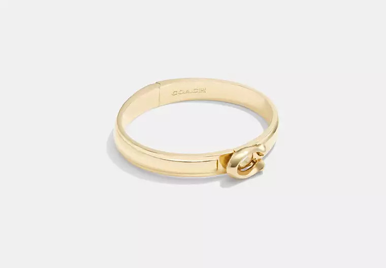 Sculpted Signature  Hinged Bangle | Coach (US)