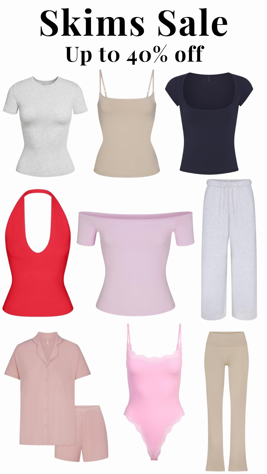 Skims sale up to 40% off!! 👚

#LTKSaleAlert #LTKootd #LTKSeasonal
