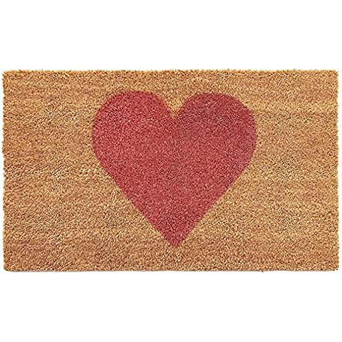 Drydiet Valentine's Day Outdoor Mat Red Heart Welcome Doormat Valentines Decorative Doormat Non S... | Amazon (US)