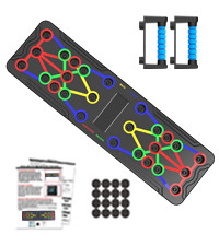 Solid Push Up Board 15 in 1 Home Workout Equipment Multi-Functional Pushup Stands System Fitness ... | Amazon (US)